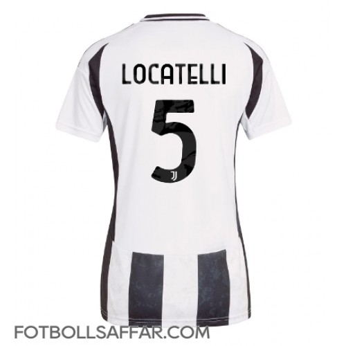 Juventus Manuel Locatelli #5 Hemmatröja Dam 2024-25 Kortärmad